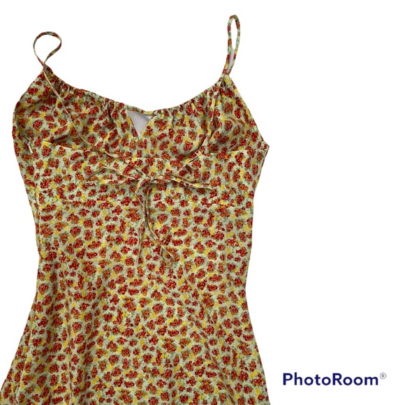 RARE 90’s BOHO ROMANTIC CHIC FLORAL PRINT SEXY FEMININE SLIP DRESS ⭐️⭐️⭐️⭐️⭐️ - Picture 7 of 17